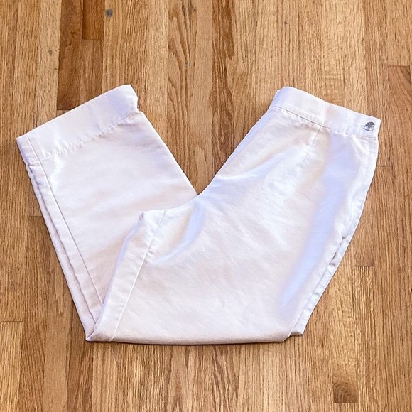 Vintage seasons peach shiny capri trousers - Picture 1 of 4